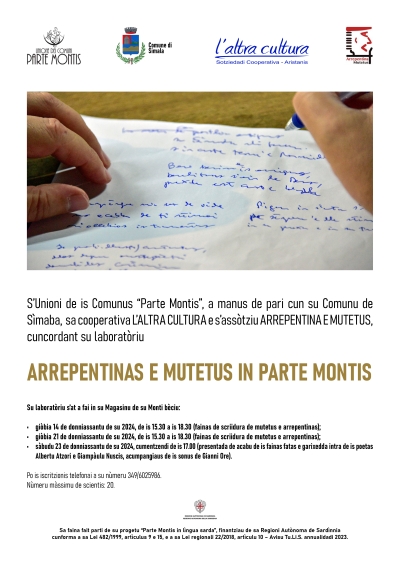 Arrepentinas e mutetus in Parte Montis - Simala