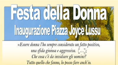 Masullas l'8 marzo rende omaggio alla memoria di Joyce Lussu