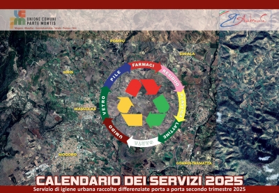 Raccolta Differenziata: Calendario secondo trimestre Aprile-Giugno 2025